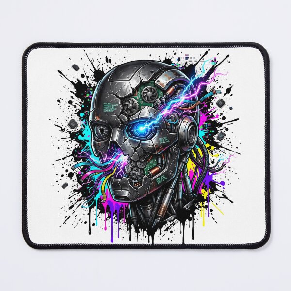 Item preview, Glitch Core: Shattered Robot Malfunction designed and sold by OnikaD art.