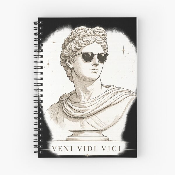 Item preview, Veni Vidi Vici Statue – Roman Aesthetic Vintage Sculpture with Sunglasses designed and sold by MartBook.