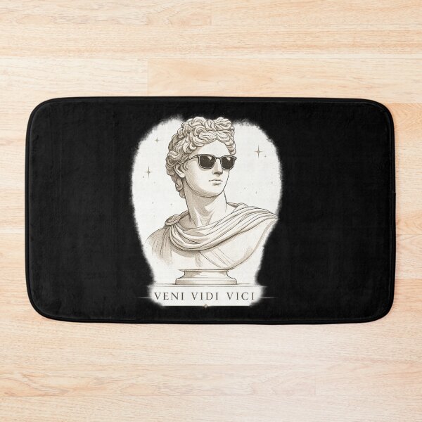 Item preview, Veni Vidi Vici Statue – Roman Aesthetic Vintage Sculpture with Sunglasses designed and sold by MartBook.