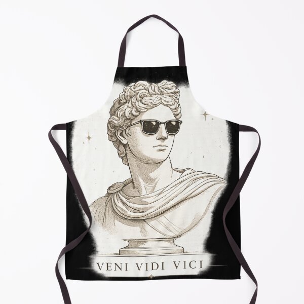 Item preview, Veni Vidi Vici Statue – Roman Aesthetic Vintage Sculpture with Sunglasses designed and sold by MartBook.