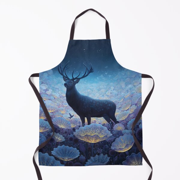 Item preview, Majestic Deer Among Glowing Jellyfish designed and sold by Visual Foundry.