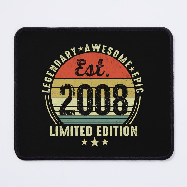 Item preview, Est 2008 Vintage 18th Birthday Retro Gift designed and sold by FernaRoje.