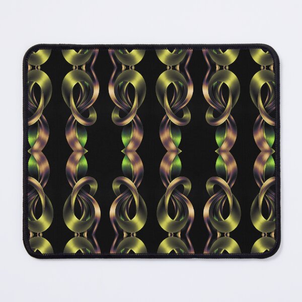 Item preview, Metallic Ribbon Loop Seamless Abstract Design designed and sold by ScreenPin.