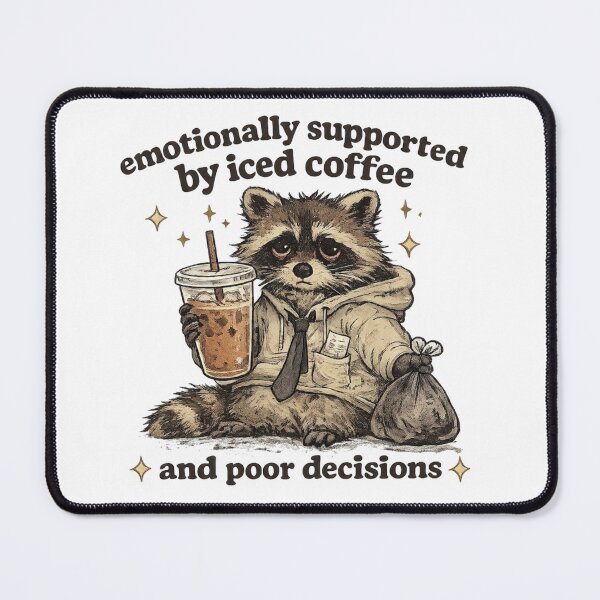 Item preview, Emotional Support Raccoon designed and sold by FlyingKickF.