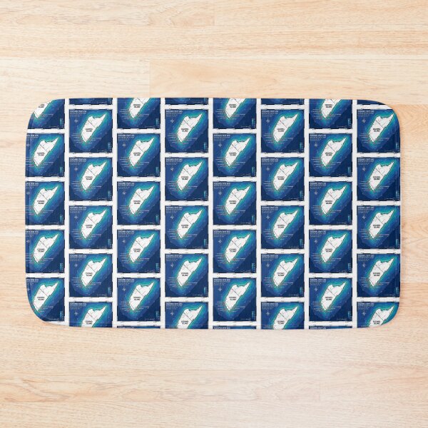 Item preview, Cozumel Map Scuba Diving Depth Contour Chart designed and sold by DuckOddity.