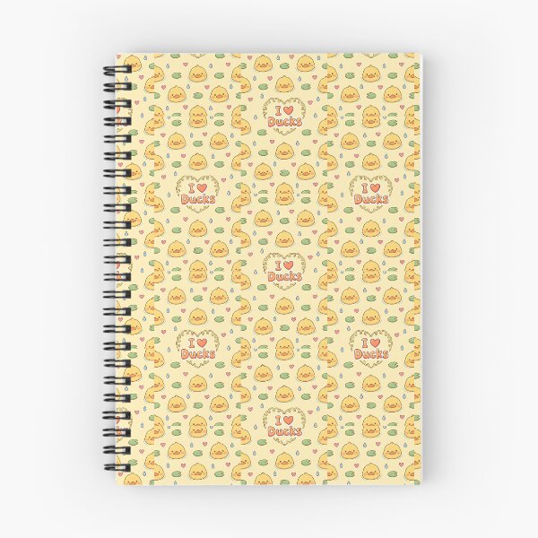 Item preview, I Love Ducks Kawaii Pattern designed and sold by Itsheartshop.