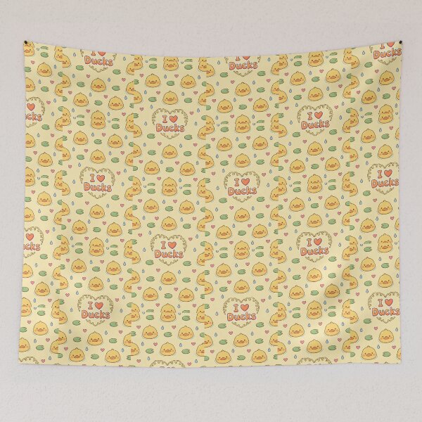 Item preview, I Love Ducks Kawaii Pattern designed and sold by Itsheartshop.