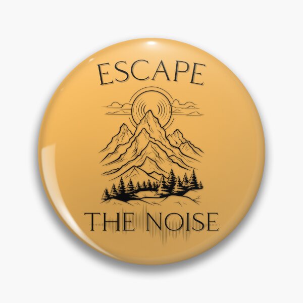 Item preview, Escape the Noise - Vintage Mountain Adventure designed and sold by CypisDesign.
