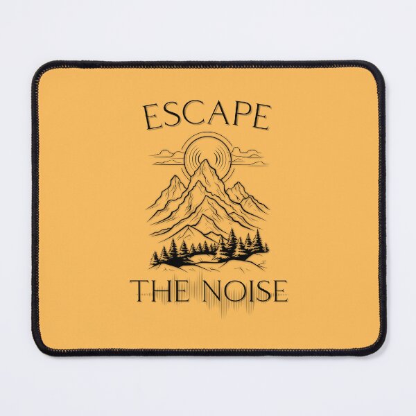 Item preview, Escape the Noise - Vintage Mountain Adventure designed and sold by CypisDesign.