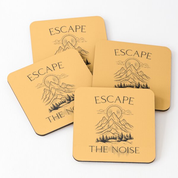 Item preview, Escape the Noise - Vintage Mountain Adventure designed and sold by CypisDesign.