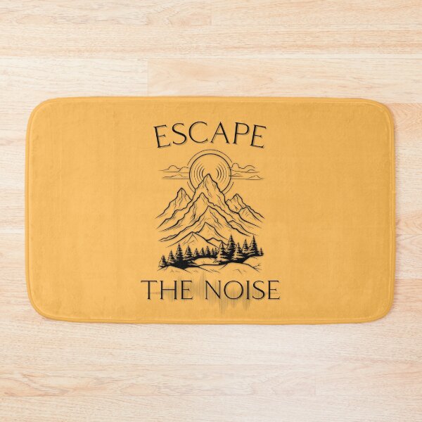 Item preview, Escape the Noise - Vintage Mountain Adventure designed and sold by CypisDesign.