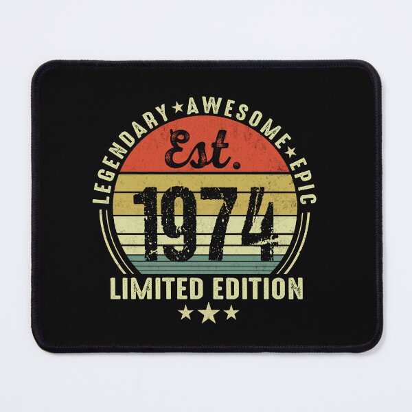 Item preview, Est 1974 Vintage 52nd Birthday Retro Gift designed and sold by FernaRoje.