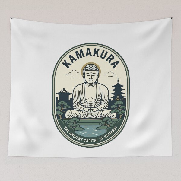 Item preview, Vintage Kamakura Japan Great Buddha Samurai Capital designed and sold by k3rstman1.