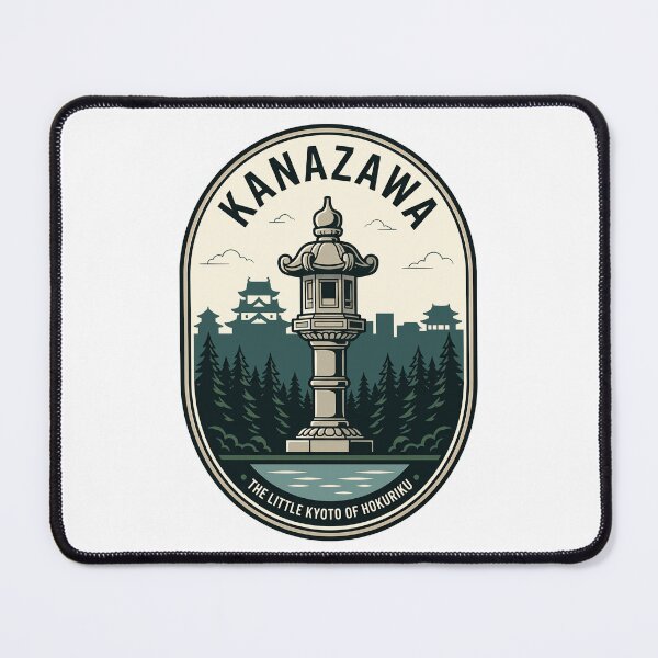 Item preview, Vintage Kanazawa Japan Travel Badge Kenrokuen Garden designed and sold by k3rstman1.
