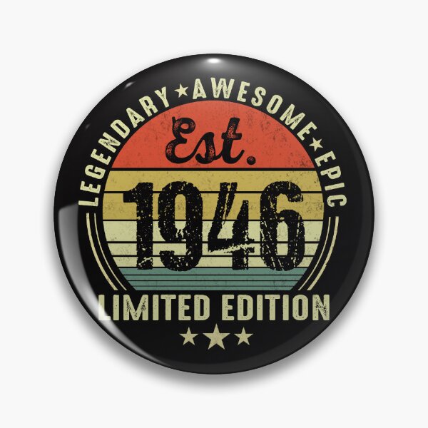 Item preview, Est 1946 Vintage 80th Birthday Retro Gift designed and sold by FernaRoje.