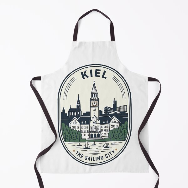 Item preview, Kiel Germany Skyline Sailing City Vintage Badge designed and sold by k3rstman1.