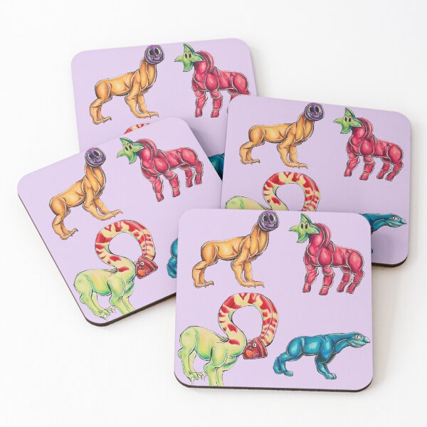 Item preview, Four weird characters designed and sold by Camix-GirARTS.