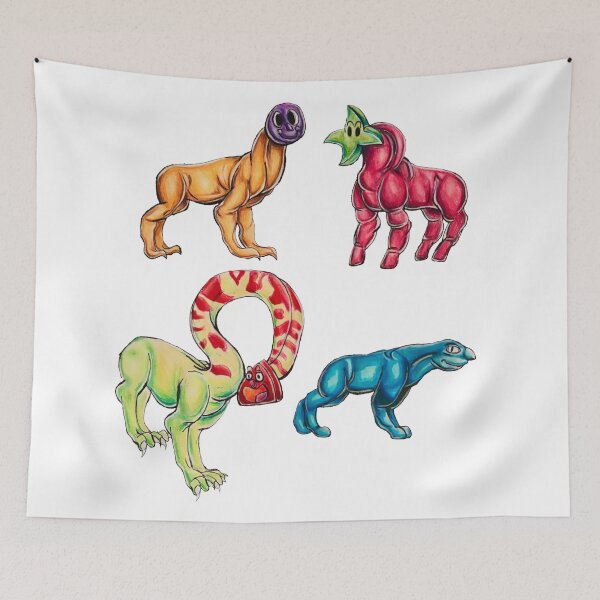 Item preview, Four weird characters designed and sold by Camix-GirARTS.