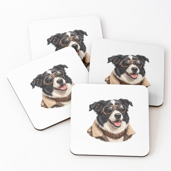 Item preview, CSK 27 - Australian Sheppard with aviator goggles designed and sold by CSK27.