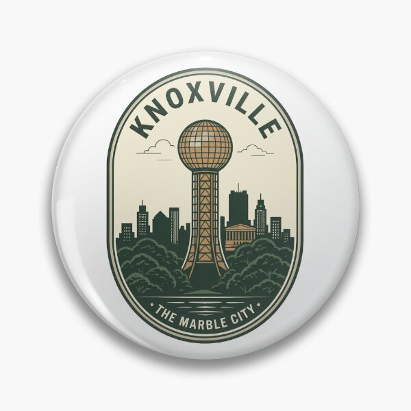 Item preview, Vintage Knoxville Tennessee Sunsphere Marble City Skyline designed and sold by k3rstman1.