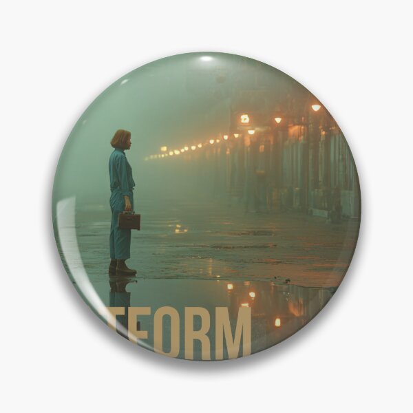 Item preview, PLATFORM ZERO | Atmospheric Retro Sci-Fi Resistance Poster | Vera Lind Series designed and sold by CCC Tees.