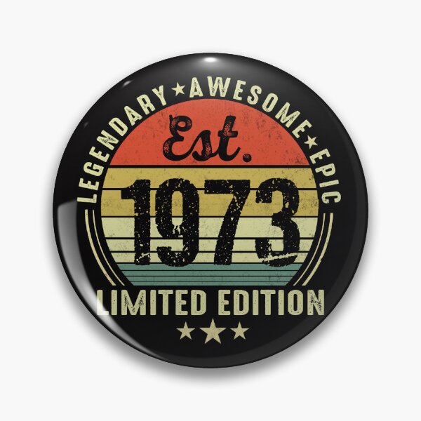 Item preview, Est 1973 Vintage 53rd Birthday Retro Gift designed and sold by FernaRoje.