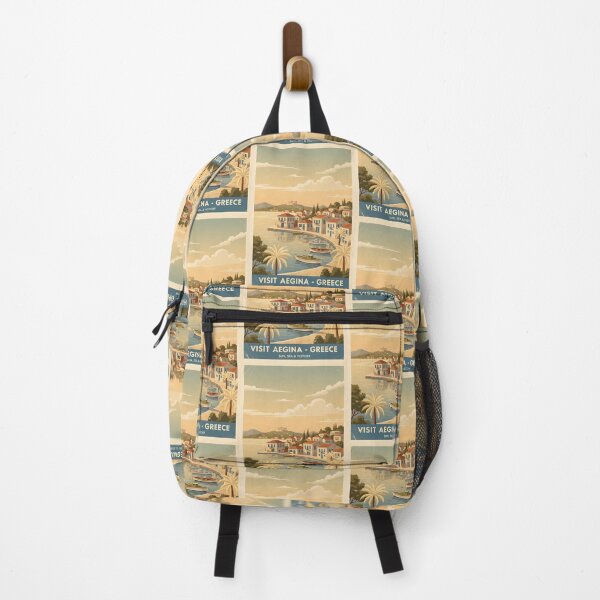 Item preview, Aegina Greece, Greek Island Vintage Travel Tourism designed and sold by TravelersGems.