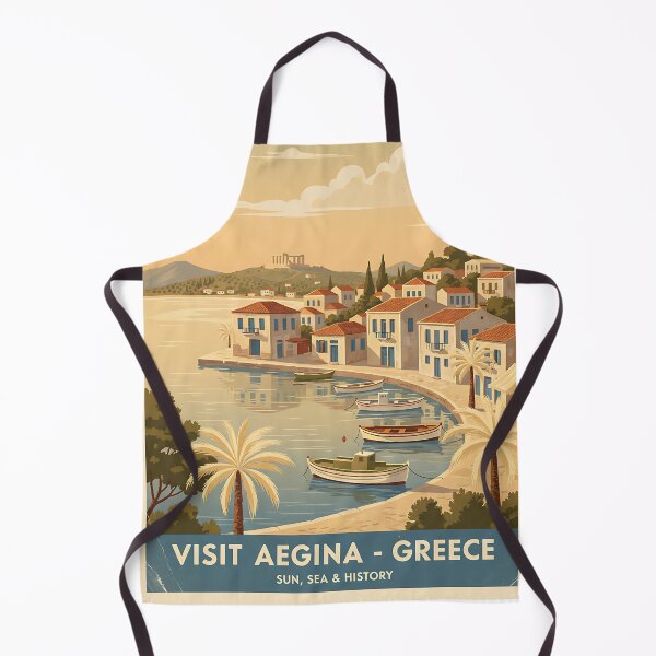 Item preview, Aegina Greece, Greek Island Vintage Travel Tourism designed and sold by TravelersGems.