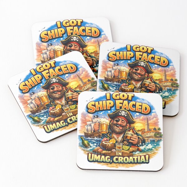 Item preview, I Got Shipfaced in Umag Croatia Funny Vacation T-Shirt designed and sold by Sushikidsntod.