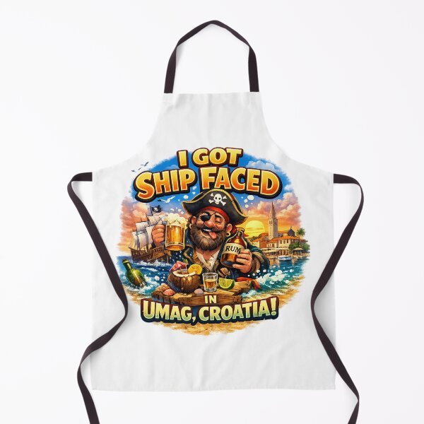 Item preview, I Got Shipfaced in Umag Croatia Funny Vacation T-Shirt designed and sold by Sushikidsntod.