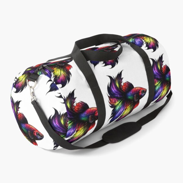 Item preview, Vibrant Rainbow Betta Fish designed and sold by Shelley Loewnau-Jones Studio.