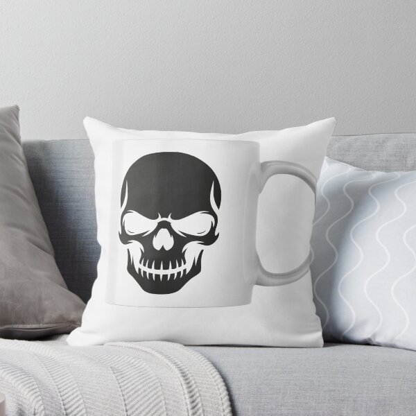 Item preview, Bold Black and White Tribal Skull Graphic designed and sold by simranart111.