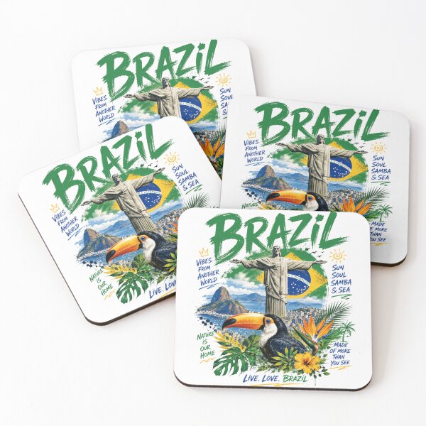 Item preview, Brazil Vibes – Tropical Energy & Samba Spirit designed and sold by Countries&Cities Shop.