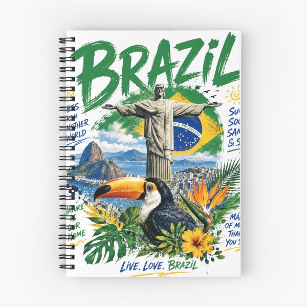 Item preview, Brazil Vibes – Tropical Energy & Samba Spirit designed and sold by Countries&Cities Shop.