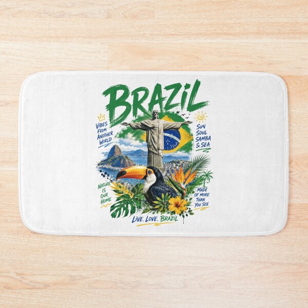 Item preview, Brazil Vibes – Tropical Energy & Samba Spirit designed and sold by Countries&Cities Shop.