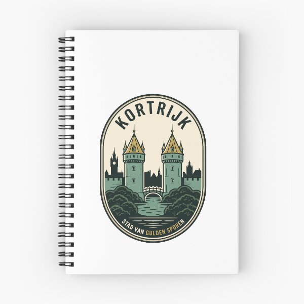 Item preview, Vintage Kortrijk Belgium Broeltowers Travel Badge designed and sold by k3rstman1.