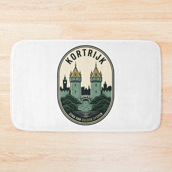 Item preview, Vintage Kortrijk Belgium Broeltowers Travel Badge designed and sold by k3rstman1.
