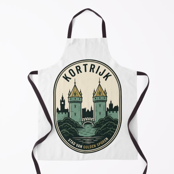 Item preview, Vintage Kortrijk Belgium Broeltowers Travel Badge designed and sold by k3rstman1.