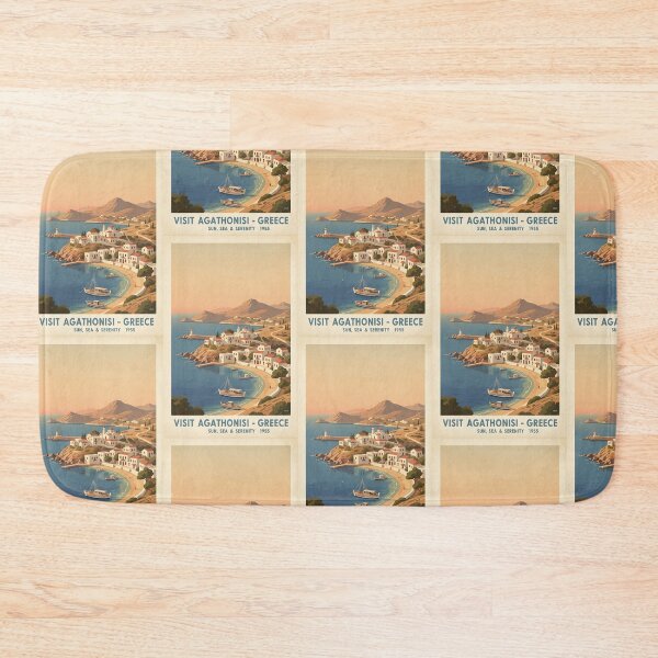 Item preview, Agathonisi Greece, Greek Island Vintage Travel Tourism designed and sold by TravelersGems.