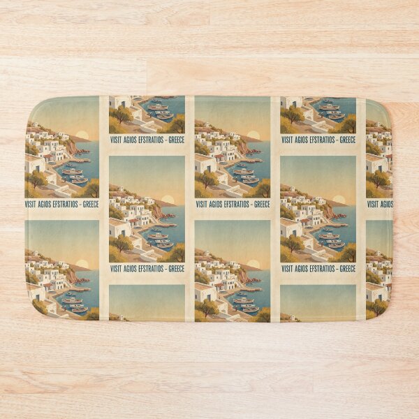 Item preview, Agios Efstratios Greece, Greek Island Vintage Travel Tourism designed and sold by TravelersGems.