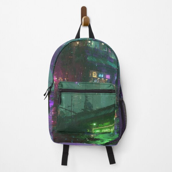 Item preview, Neon Rain Cyberpunk City Street designed and sold by Visual Foundry.