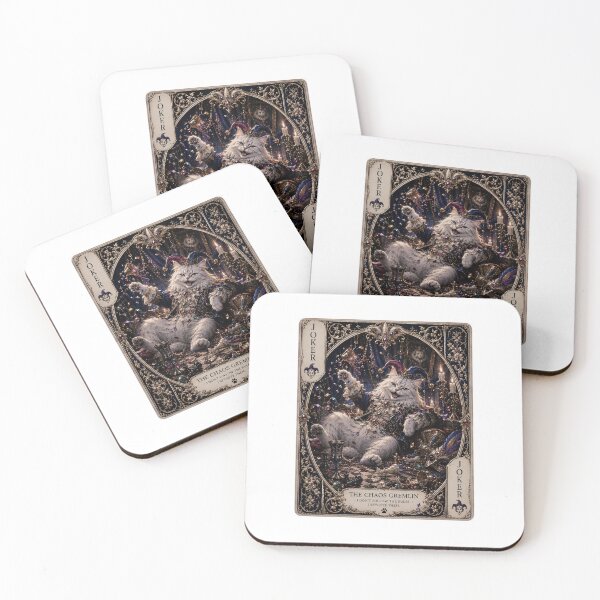 Item preview, The Chaos Gremlin – Chaotic Jester Cat Playing Card designed and sold by LovelyCatGalaxy.