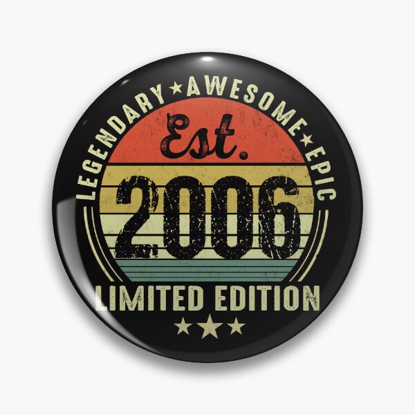 Item preview, Est 2006 Vintage 20th Birthday Retro Gift designed and sold by FernaRoje.