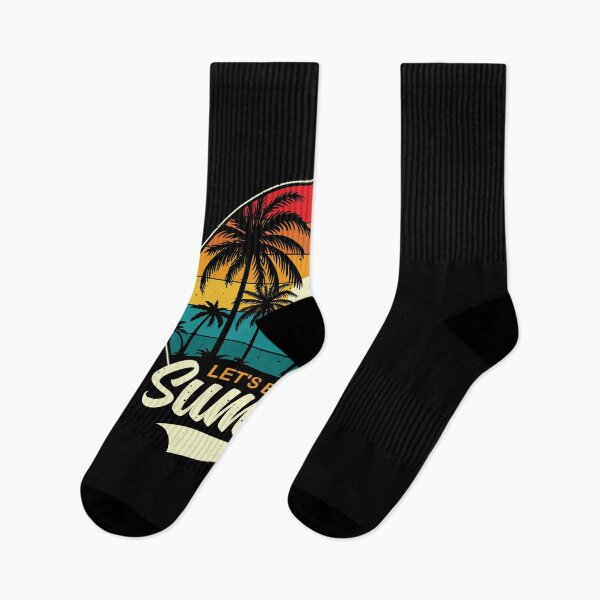 Item preview, Let’s Enjoy The Summer Retro Sunset Design designed and sold by Srijon shop.