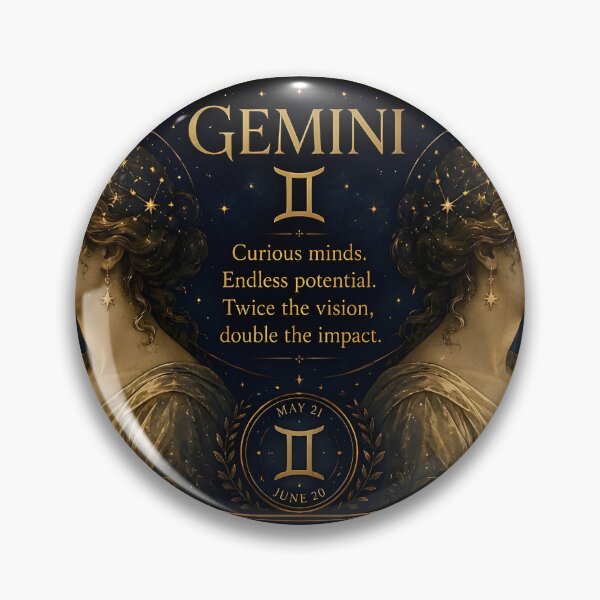 Item preview, Gemini Born to Leave a Mark Inspirational Zodiac Art designed and sold by Zodiac Celestial Art.