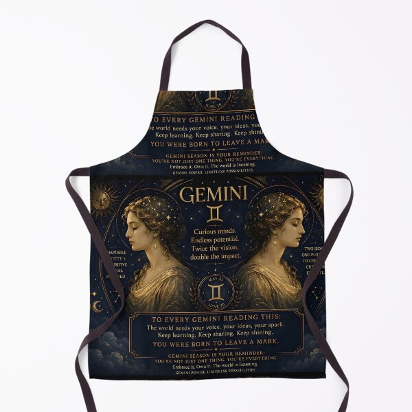 Item preview, Gemini Born to Leave a Mark Inspirational Zodiac Art designed and sold by Zodiac Celestial Art.