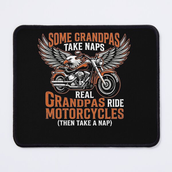 Item preview, Some Grandpas Take Naps Real Grandpas Ride Motorcycles Funny Biker Grandpa Motorcycle Rider designed and sold by clothesy7.