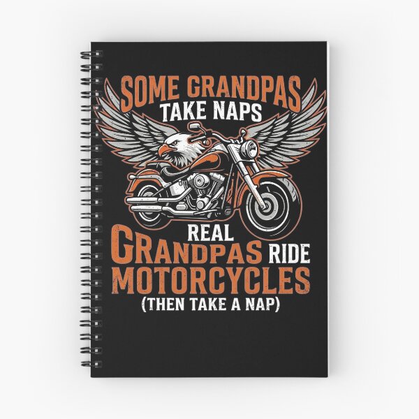 Item preview, Some Grandpas Take Naps Real Grandpas Ride Motorcycles Funny Biker Grandpa Motorcycle Rider  designed and sold by clothesy7.