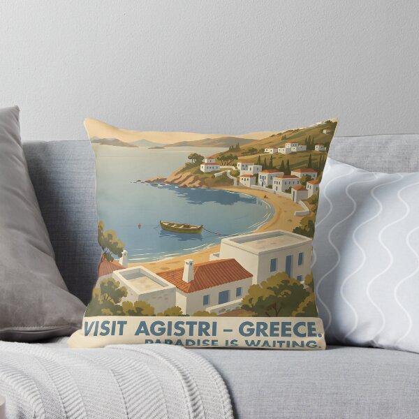 Item preview, Agistri Greece, Greek Island Vintage Travel Tourism designed and sold by TravelersGems.