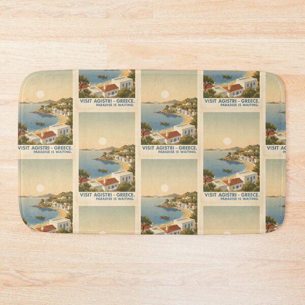 Item preview, Agistri Greece, Greek Island Vintage Travel Tourism designed and sold by TravelersGems.